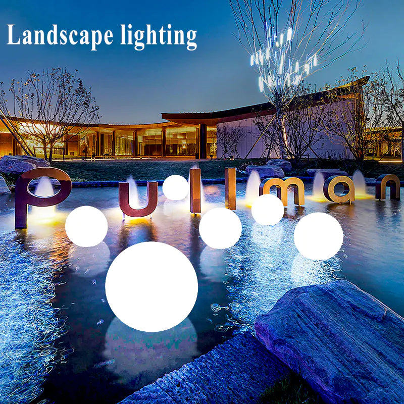 Radiant LED Garden Sphere Lights
