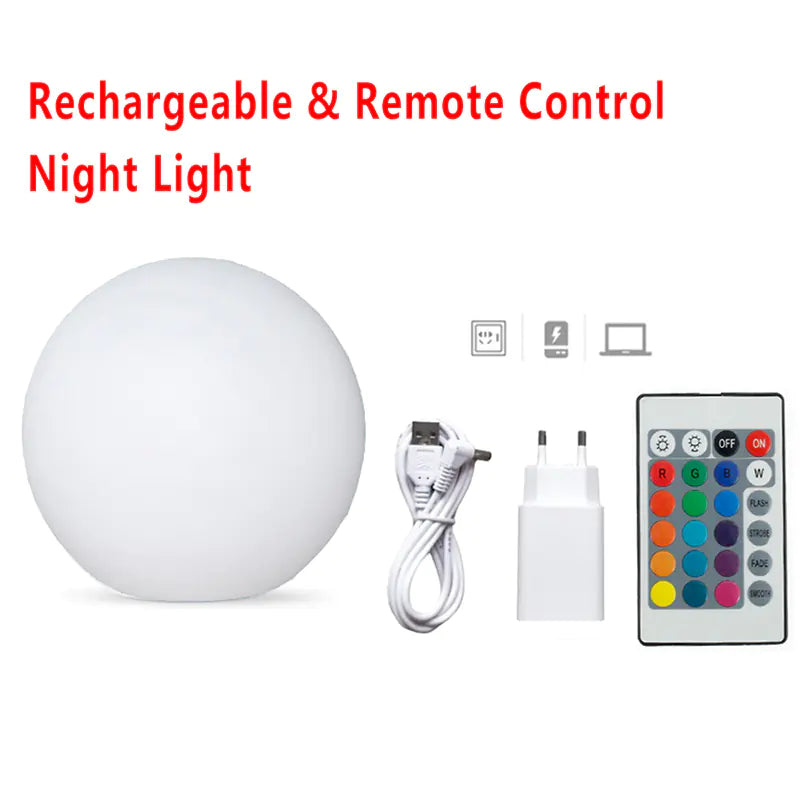 Radiant LED Garden Sphere Lights