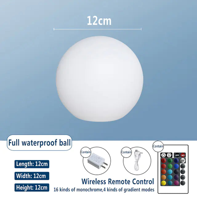 Radiant LED Garden Sphere Lights